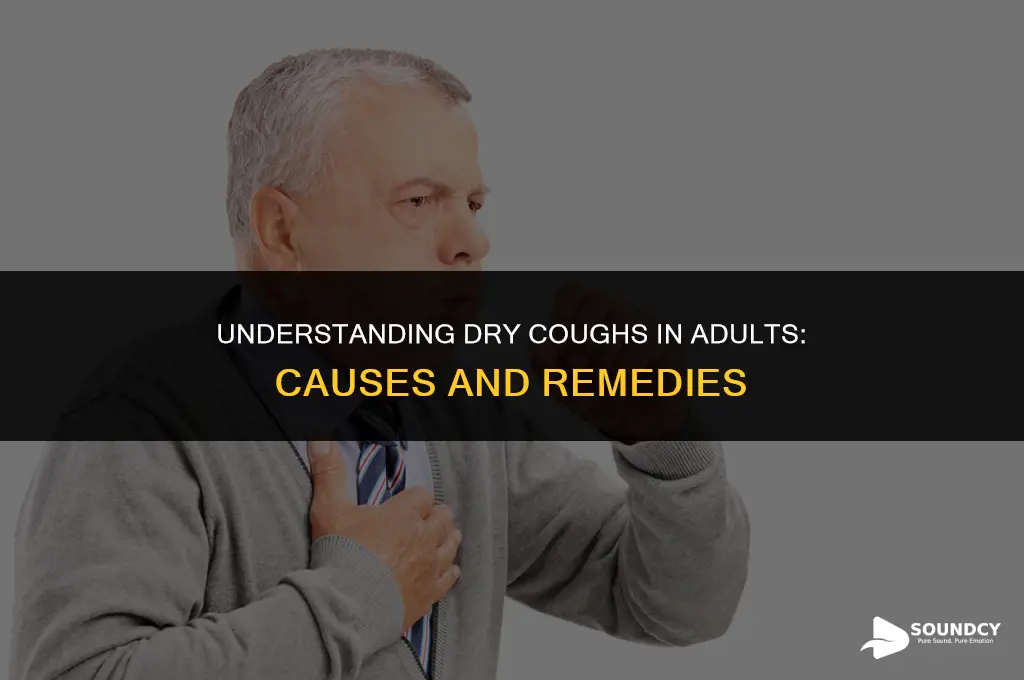 what does a dry cough sound like in adults
