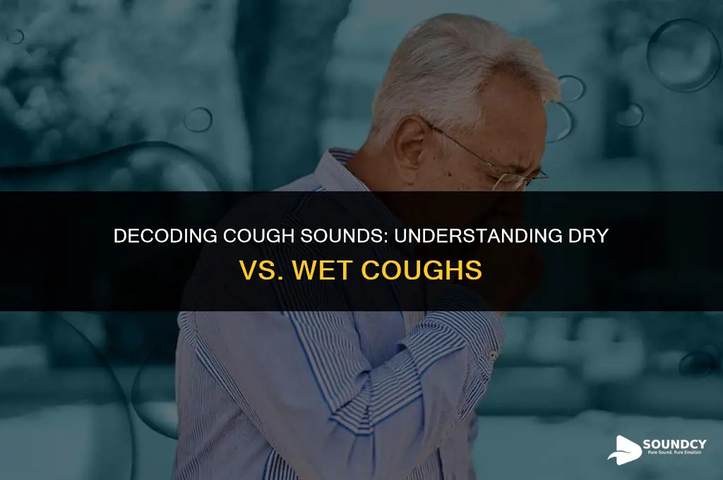 what does a dry vs wet cough sound like