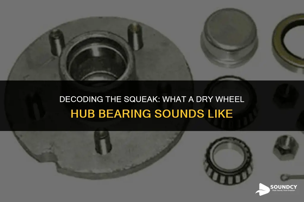 what does a dry wheel hub bearing sound like