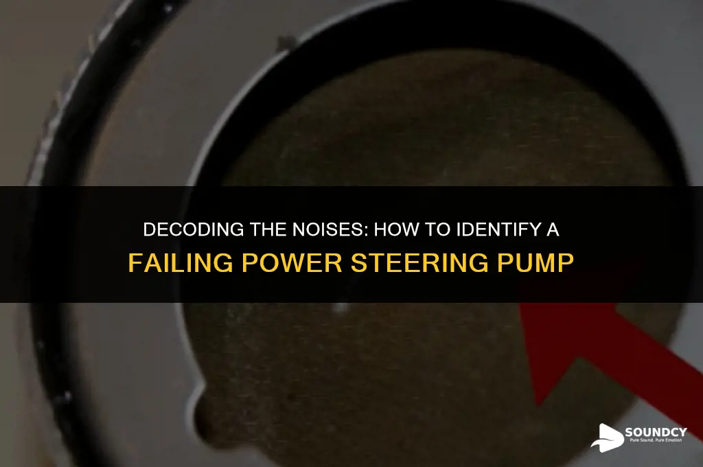 what does a failing power steering pump sound like