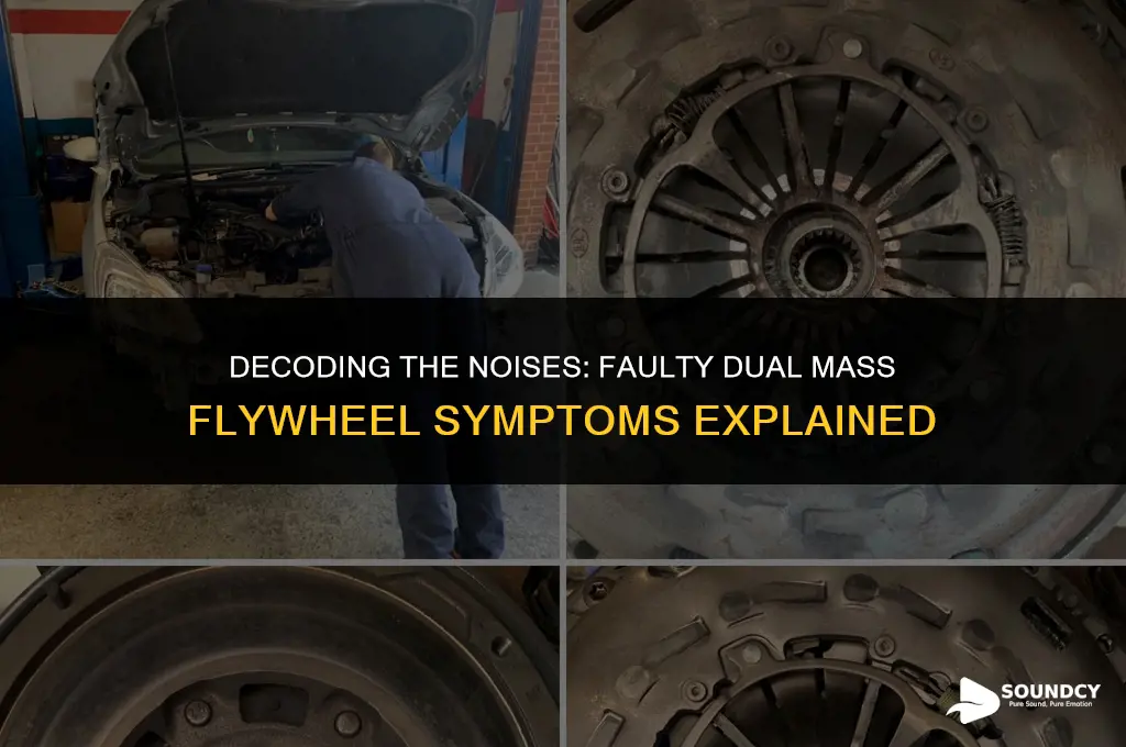 what does a faulty dual mass flywheel sound like