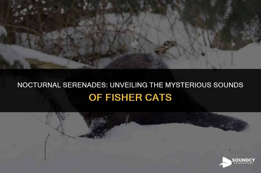 what does a fisher cat sound like at night