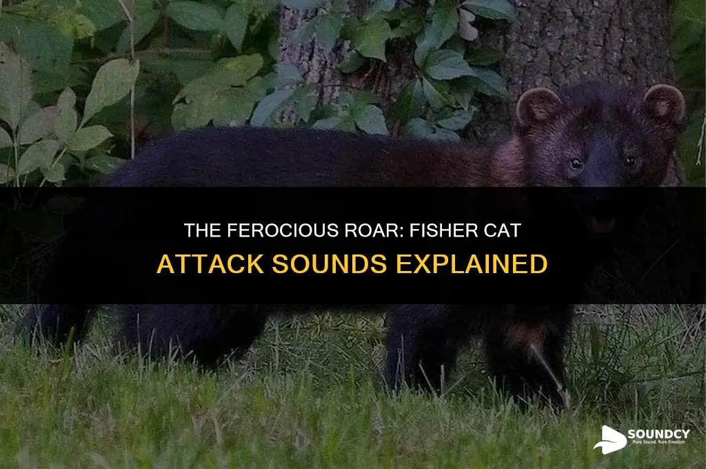 what does a fisher cat sound like when attacking
