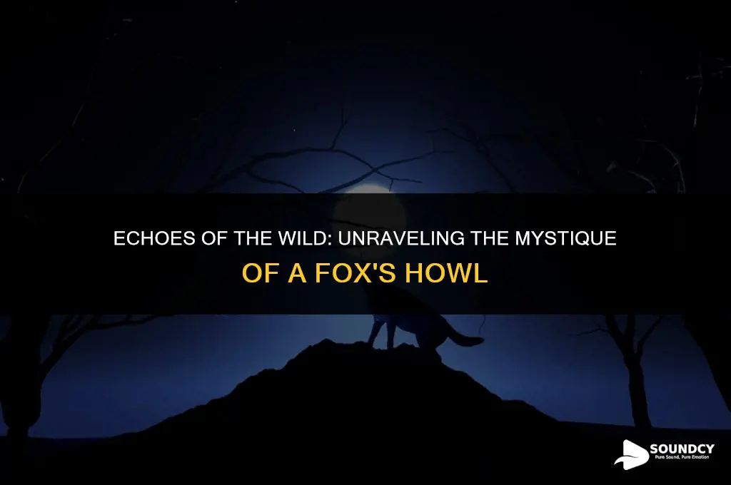 what does a fox sound like when it howls