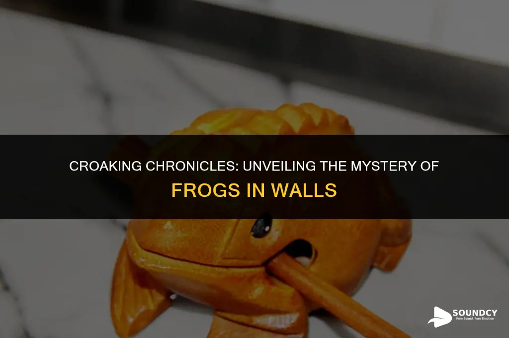 what does a frog in a wall sound like