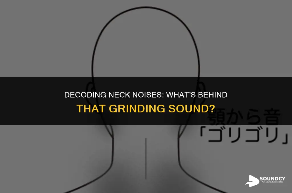 what does a grinding sound in your neck indicate