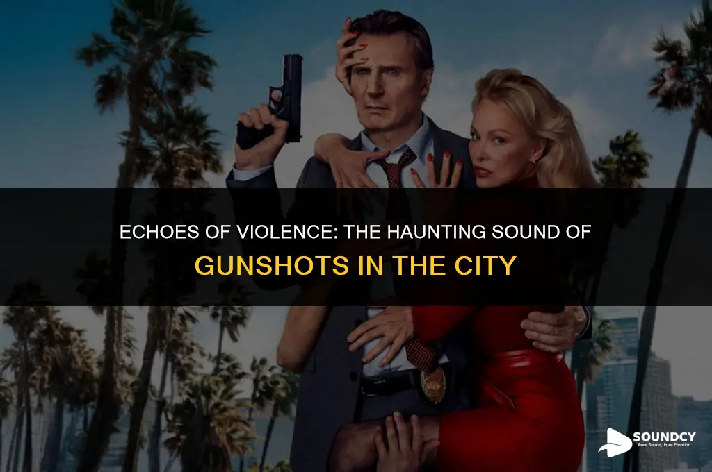 what does a gunshot in the city sound like