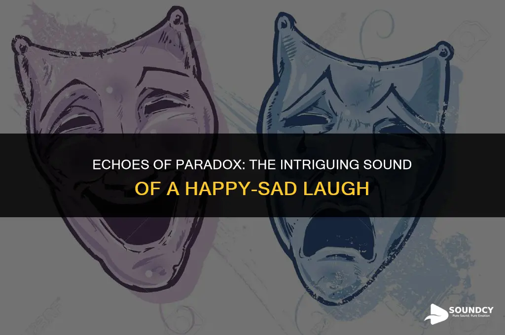 what does a happy but sad laugh sound like