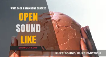 Exploring the Chilling Acoustics of a Head Being Cracked Open