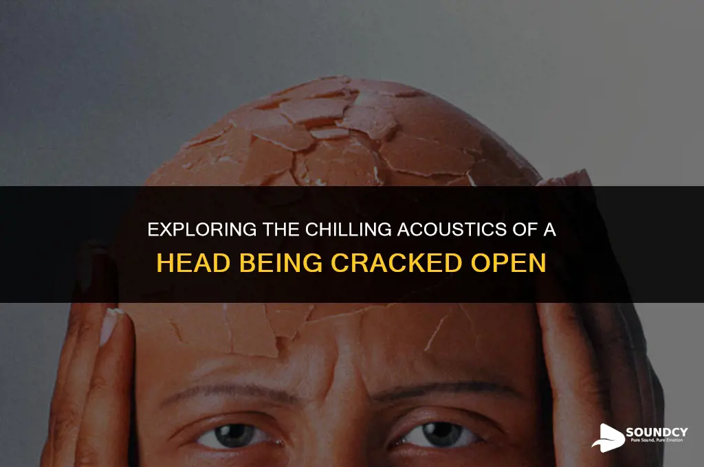 what does a head being cracked open sound like