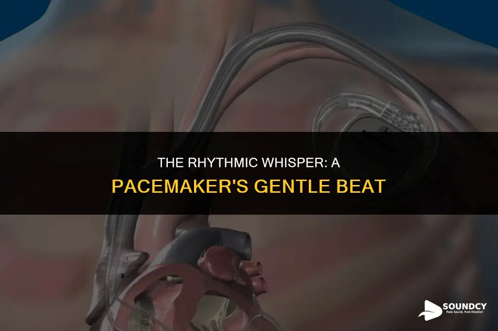 what does a heart with a pacemaker sound like