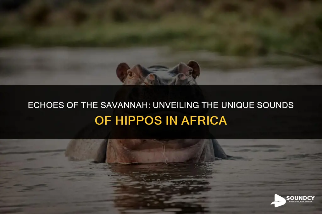 what does a hippo sound like africa freakafrica freak