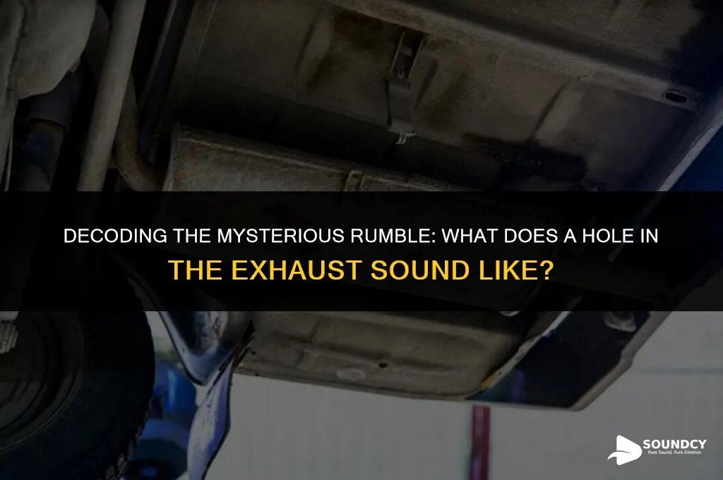 what does a hole in the exhaust sound like