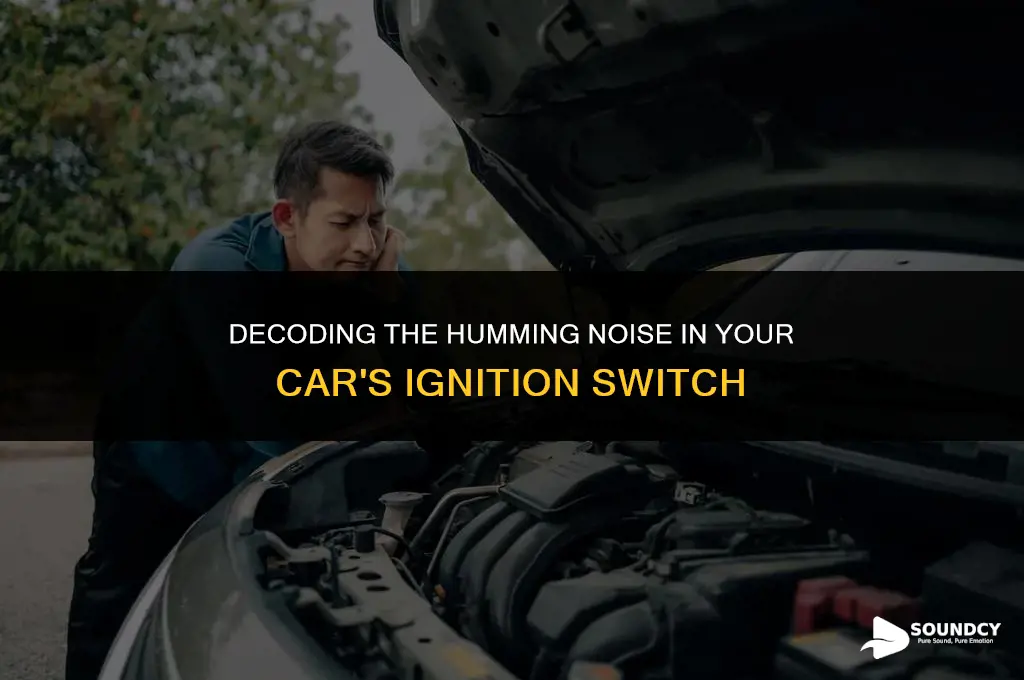 what does a humming sound in car ignition switch