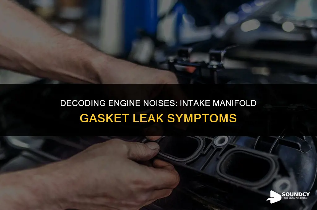 what does a intake manifold gasket leak sound like
