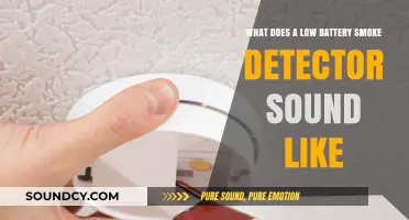 Beeping to Safety: Recognizing the Low Battery Smoke Detector Sound