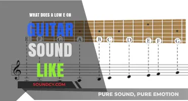 Exploring the Mellow Tones: What Does a Low E on Guitar Sound Like?