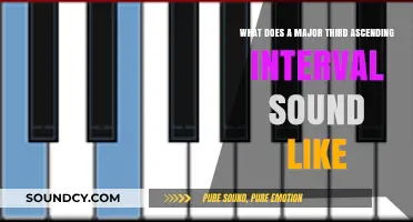Exploring the Sonic Beauty of a Major Third Ascending Interval