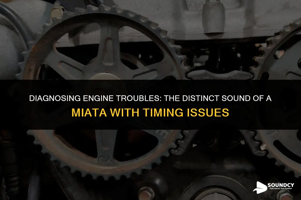 what does a miata with timing off sound like