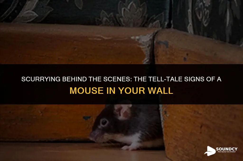 what does a mouse in a wall sound like