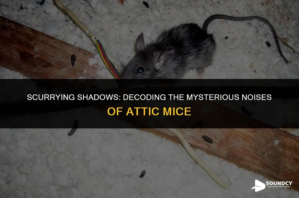 what does a mouse in the attic sound like