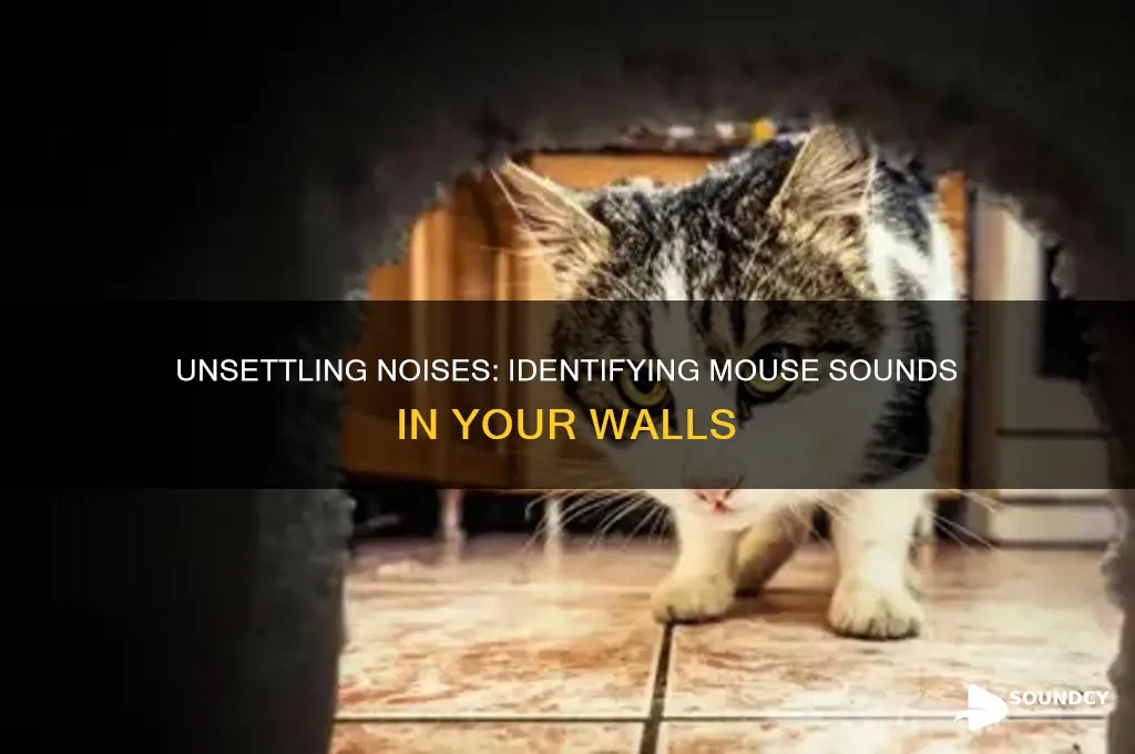 what does a mouse sound like in the wall