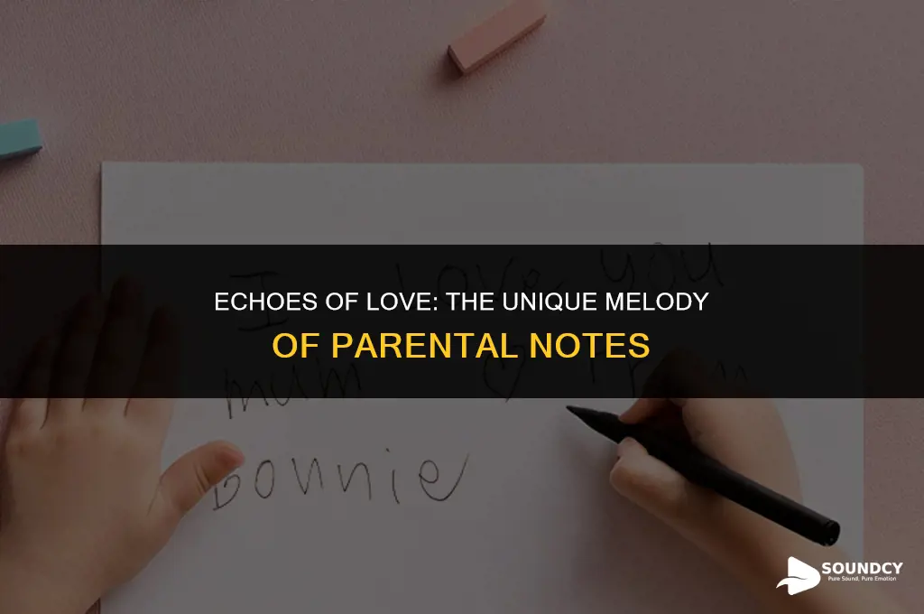 what does a note sound like from your parents