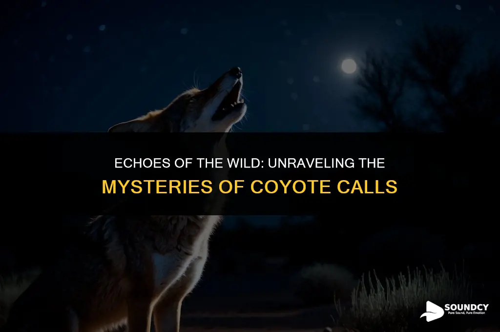 what does a pack of hunting coyotes sound like
