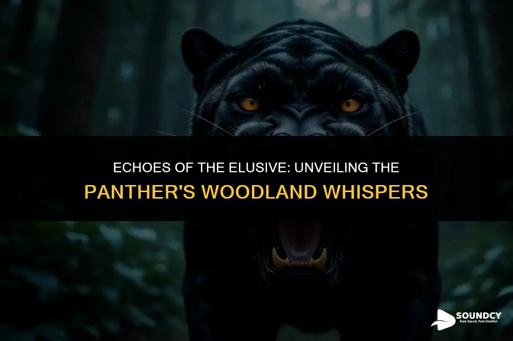 what does a panther sound like in the woods