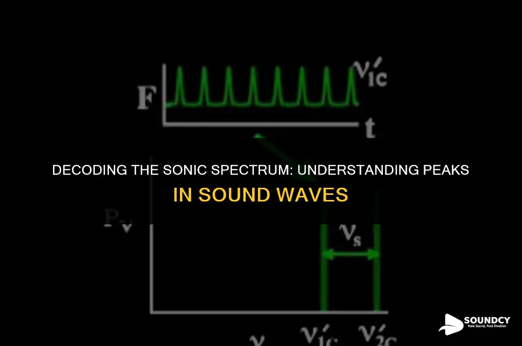 what does a peak represent in a spectrum sound