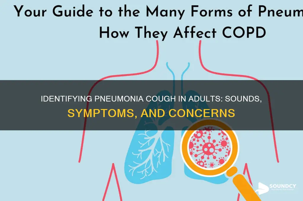 what does a pneumonia cough sound like in adults