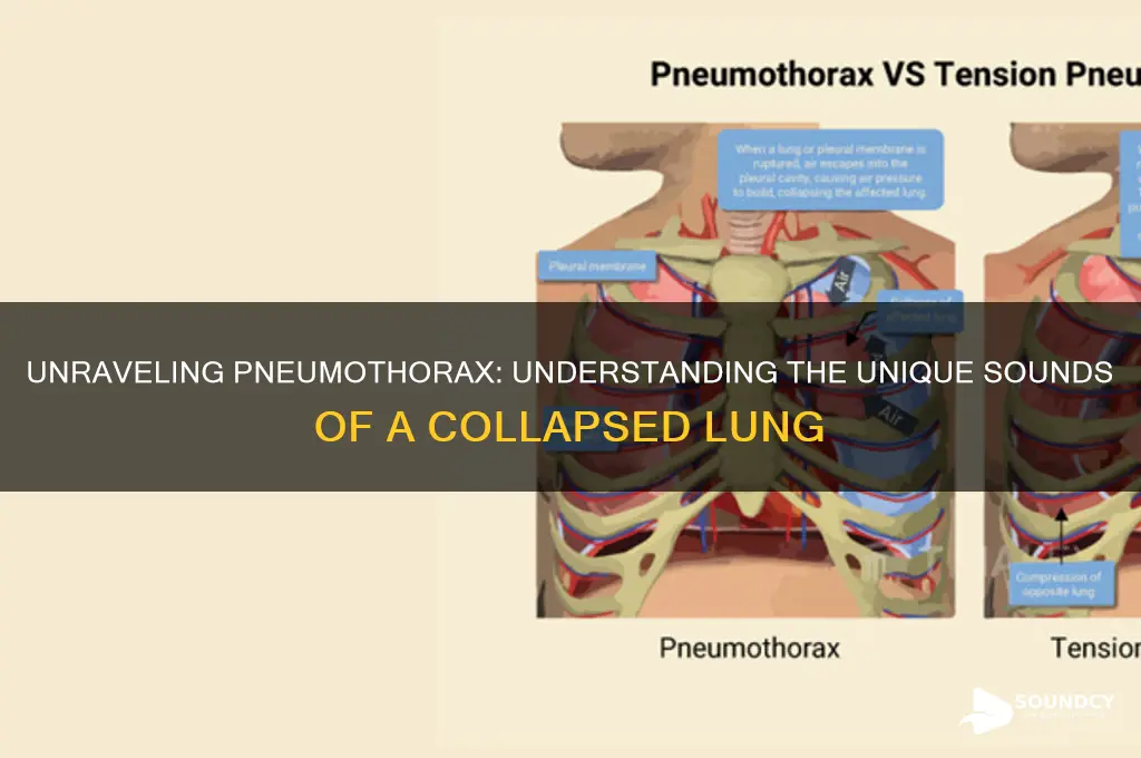what does a pneumothorax sound