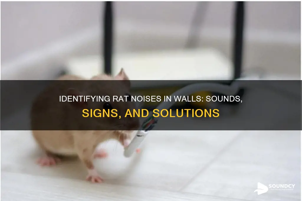 what does a rat in the wall sound like