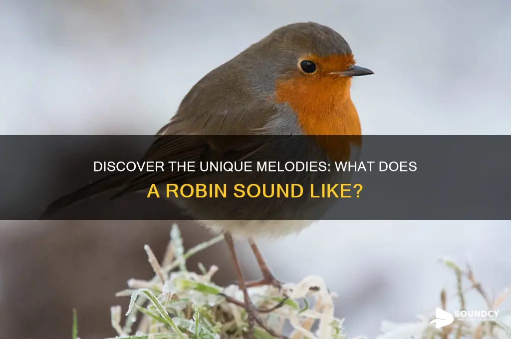 what does a robin sound