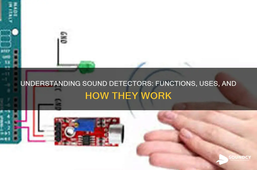 what does a sound dictector