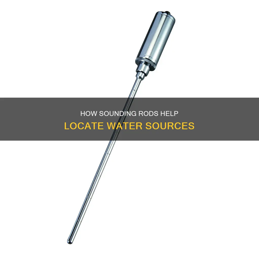 what does a sounding rod do