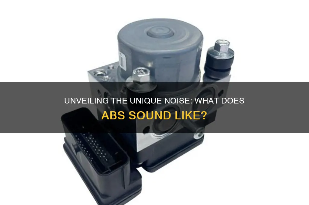 what does abs sound like