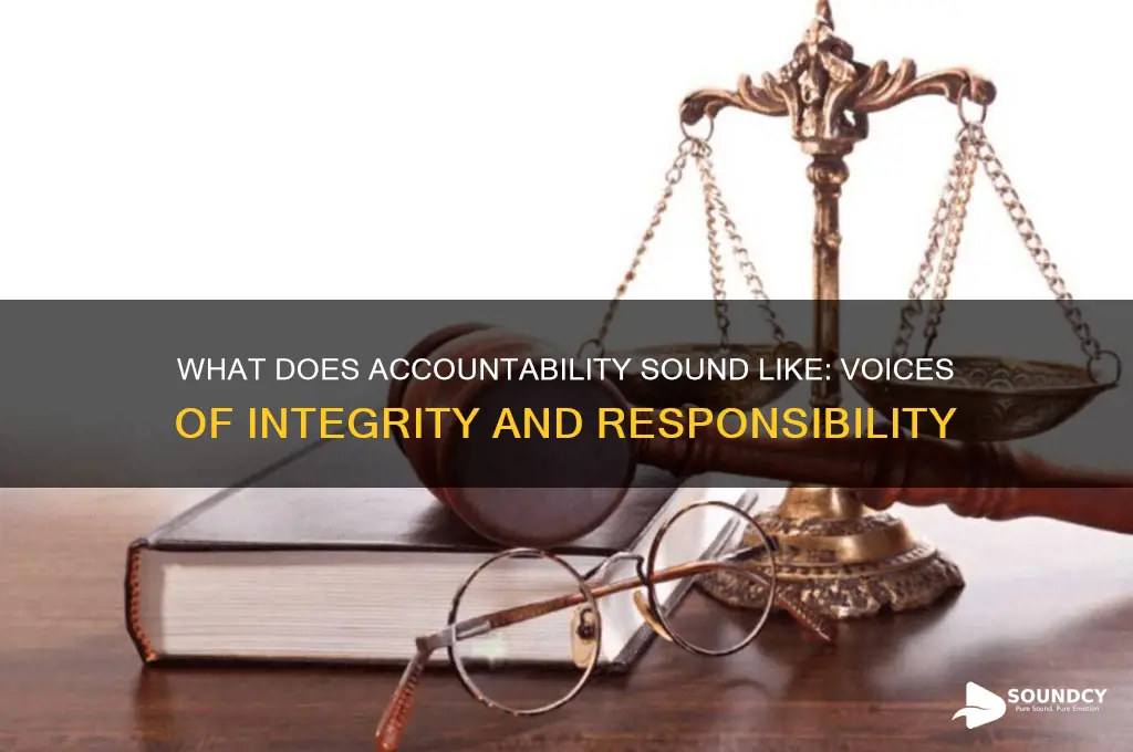 what does accountability sound like