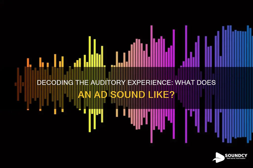 what does ad sound like