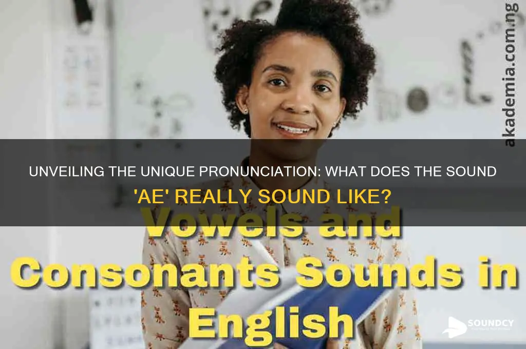 what does ae sound like