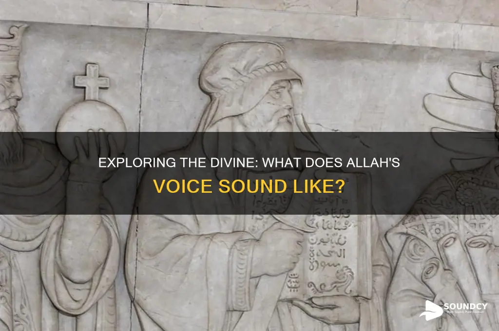 what does allah sound like