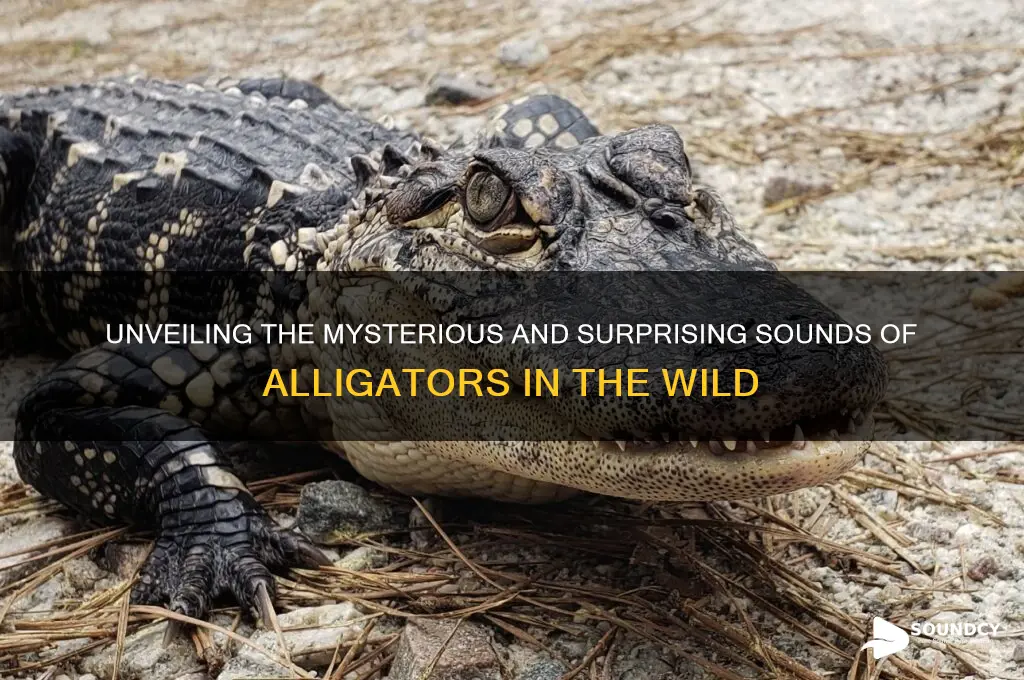 what does alligator sound like