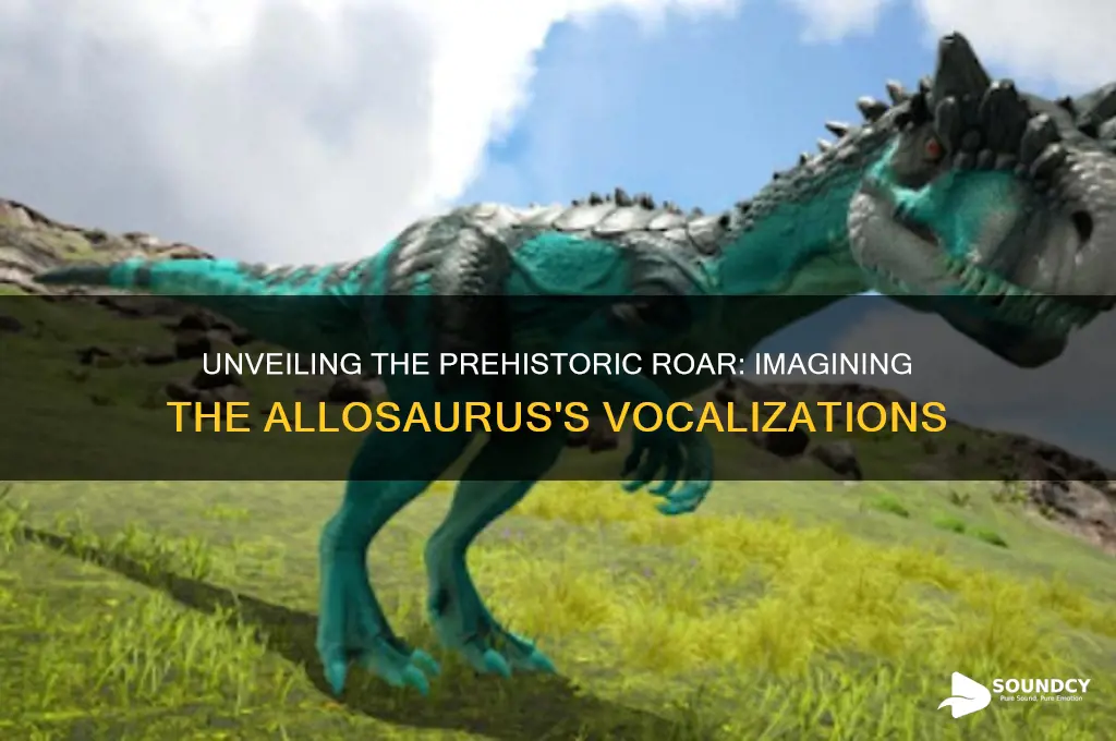 what does allosaurus sound like