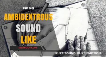 Unraveling the Sonic Mystery: What Does Ambidextrous Sound Like?