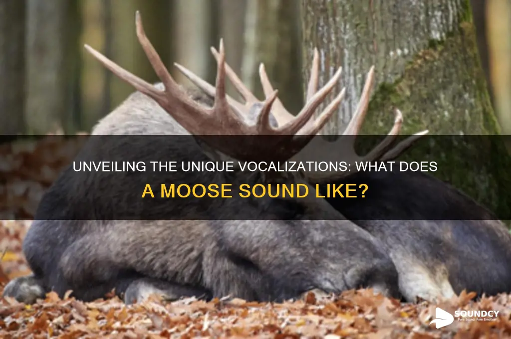 what does amoose sound like