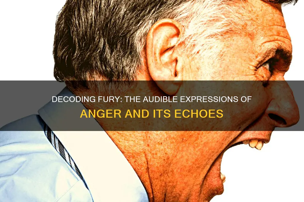 what does anger sound like