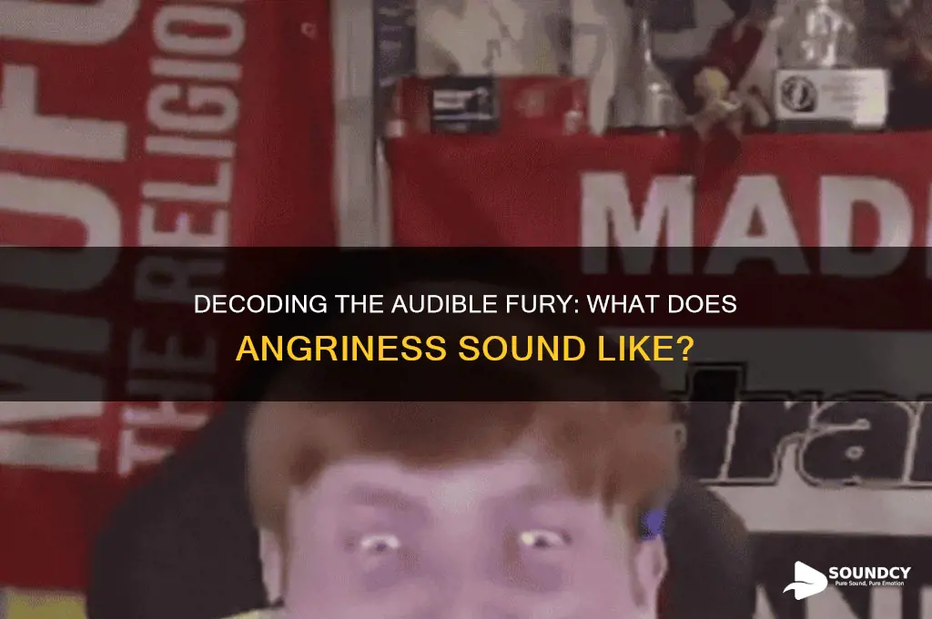 what does angriness sound like