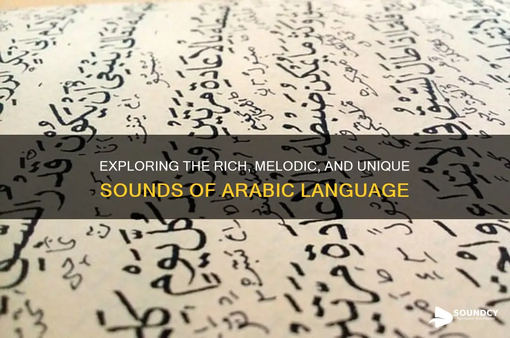 what does arabic sound like