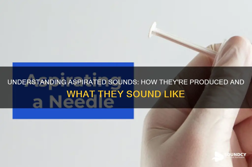 what does aspirated sound like