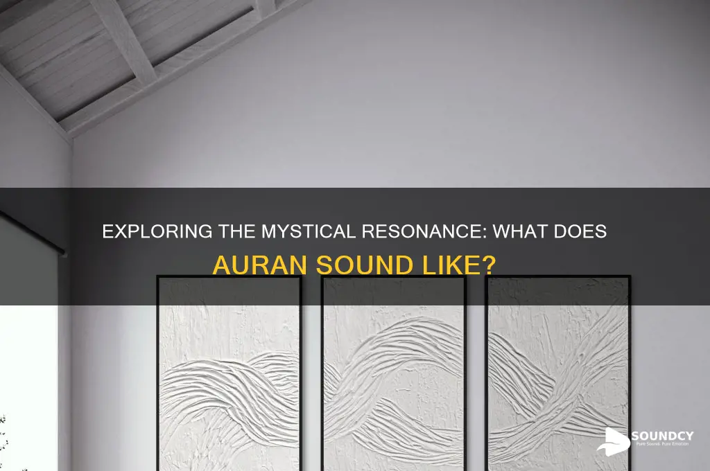 what does auran sound like